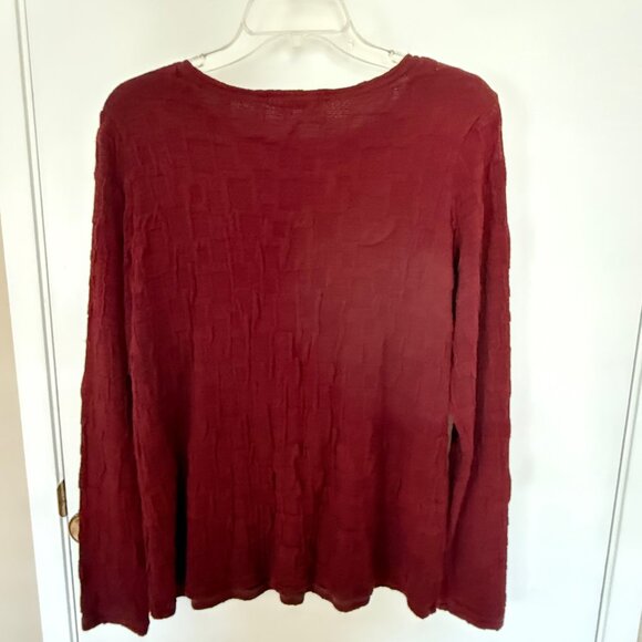 Cut Loose Sweater Set – Top & Skirt – Burgundy, Size Large NWOT - Picture 6 of 16